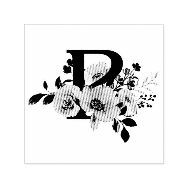 Buchstabe P Permastempel (Design)