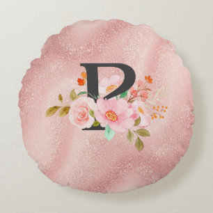 Buchstabe P Rundes Kissen
