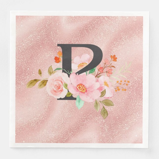 Buchstabe P Serviette (Vorderseite)