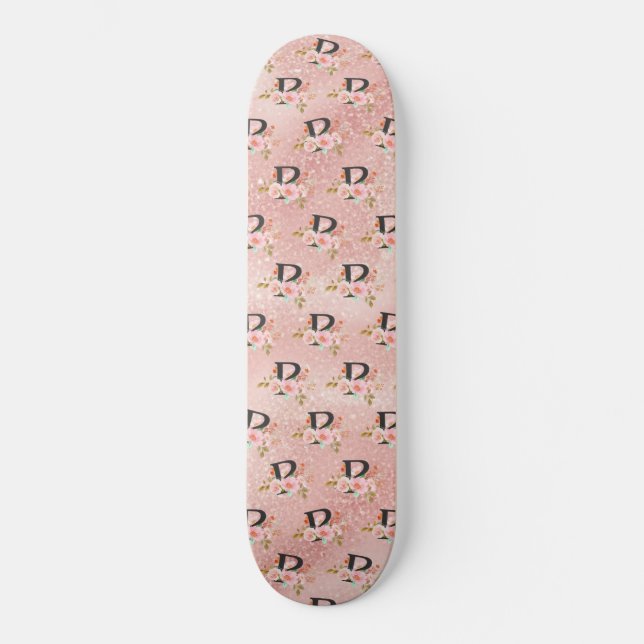 Buchstabe P Skateboard (Vorderseite)