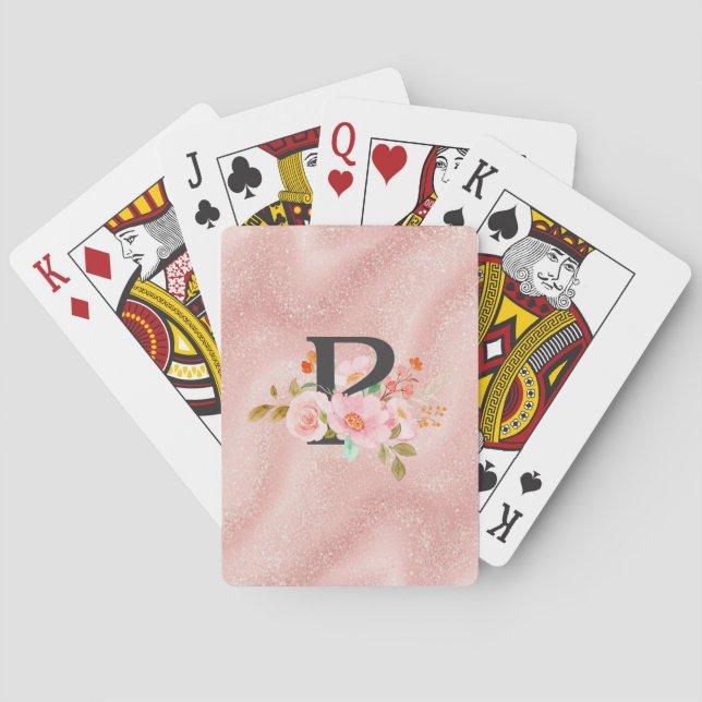 Buchstabe P Spielkarten (Rückseite)