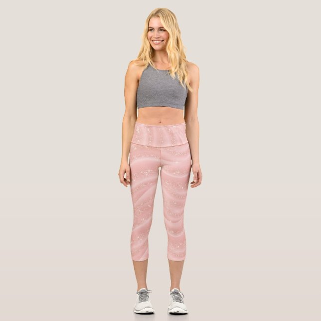 Buchstabe Q Capri Leggings (Vorderseite)