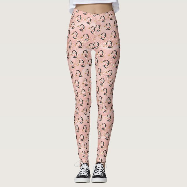 Buchstabe Q Leggings (Vorderseite)