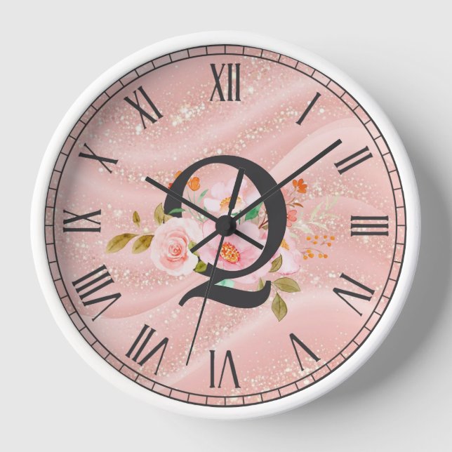 Buchstabe Q Uhr (Vorderseite)