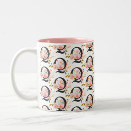 Buchstabe Q Zweifarbige Tasse