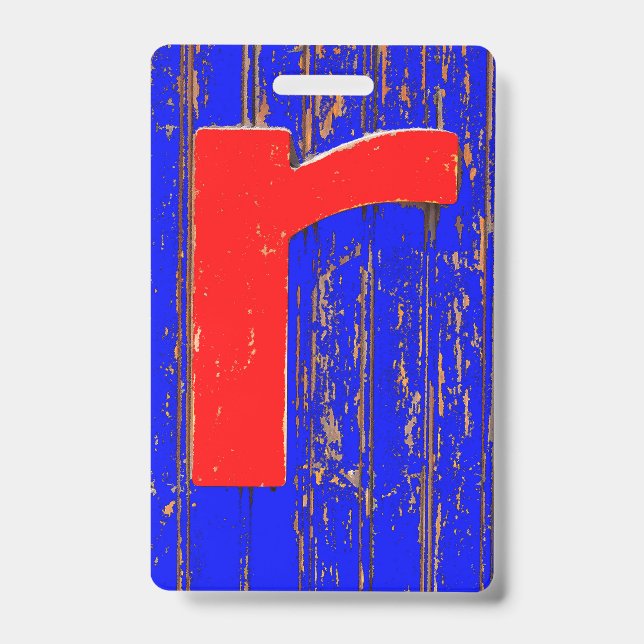 Buchstabe r ausweis (Vorderseite)