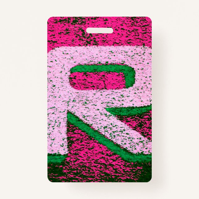 Buchstabe r ausweis (Vorderseite)