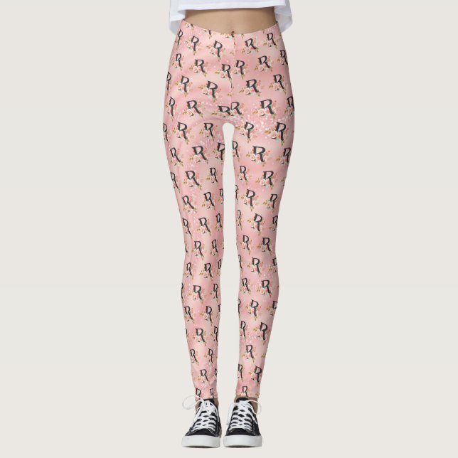 Buchstabe R Leggings (Vorderseite)