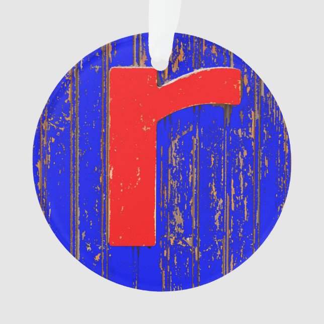 Buchstabe r ornament (Vorderseite)
