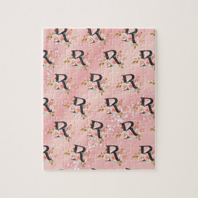 Buchstabe R Puzzle (Vertikal)