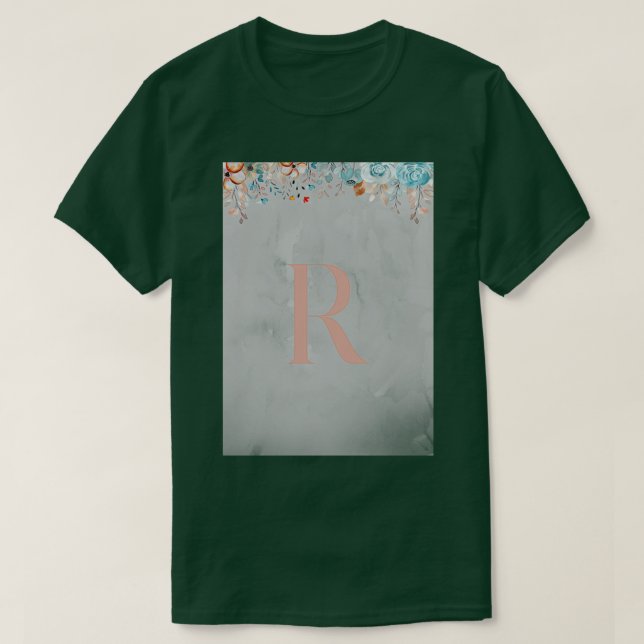 Buchstabe R T-Shirt (Design vorne)