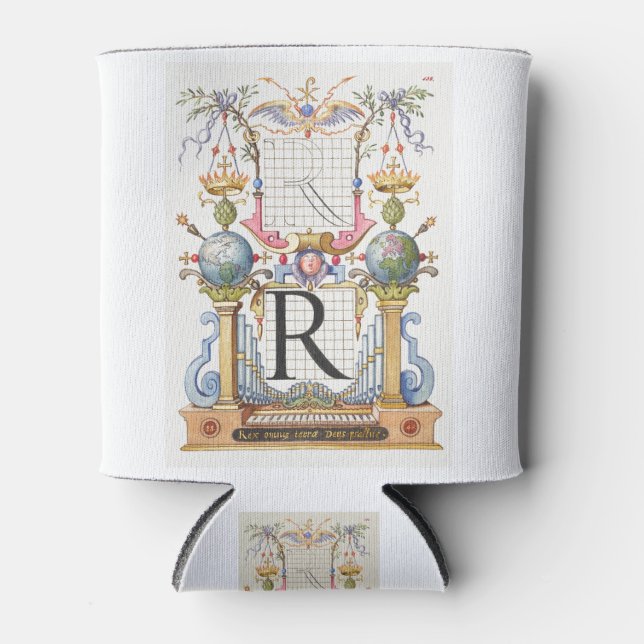 Buchstabe R von Mira Calligraphiae Monumenta Dosenkühler (Vorderseite)