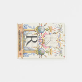 Buchstabe R von Mira Calligraphiae Monumenta Post-it Klebezettel