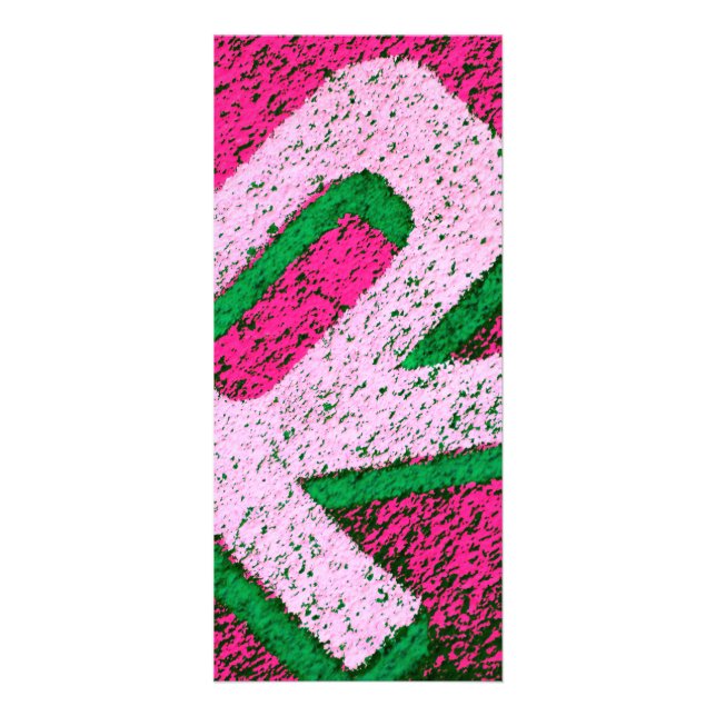 Buchstabe r werbekarte (Vorne)