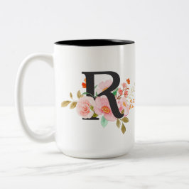 Buchstabe R Zweifarbige Tasse
