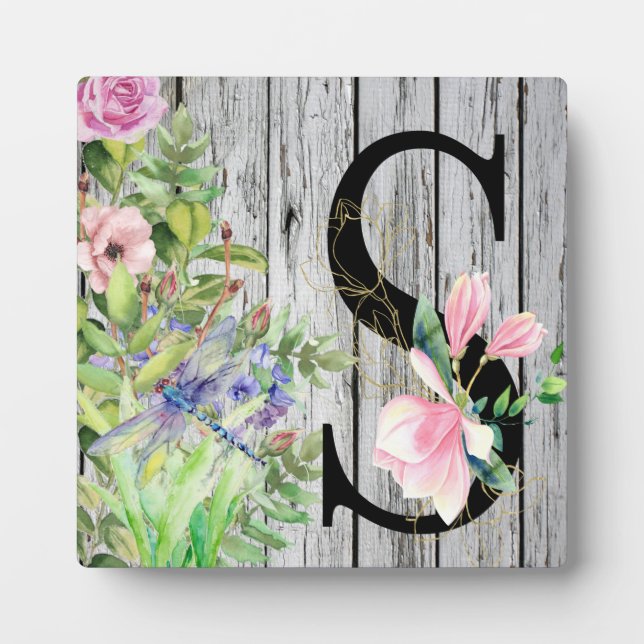 Buchstabe S Fotoplatte (Vorderseite)