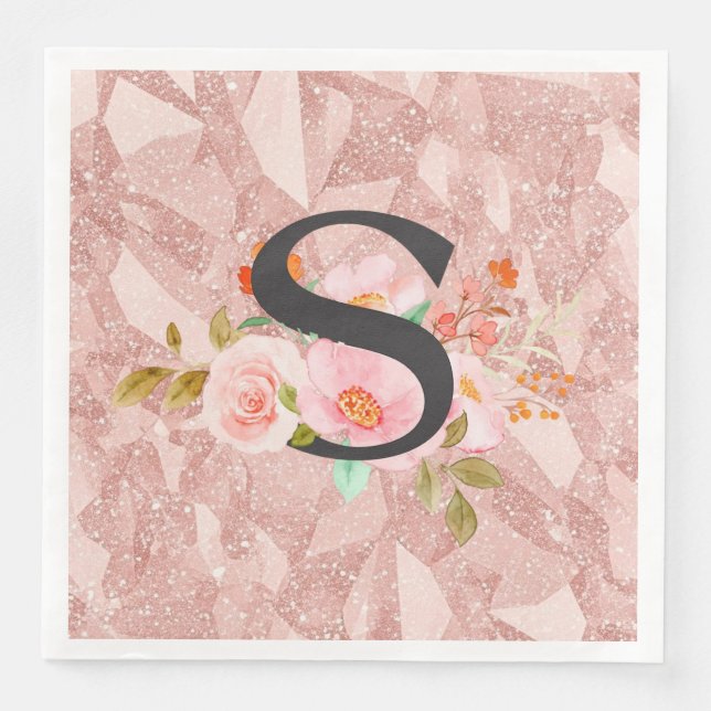 Buchstabe S Serviette (Vorderseite)