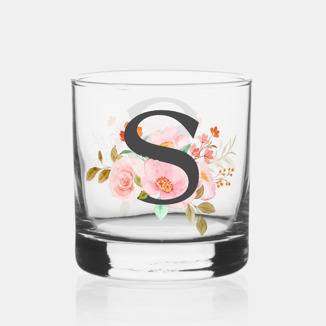 Buchstabe S Whiskyglas (Vorderseite)