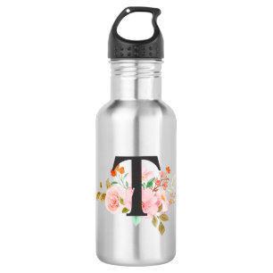Buchstabe T Edelstahlflasche