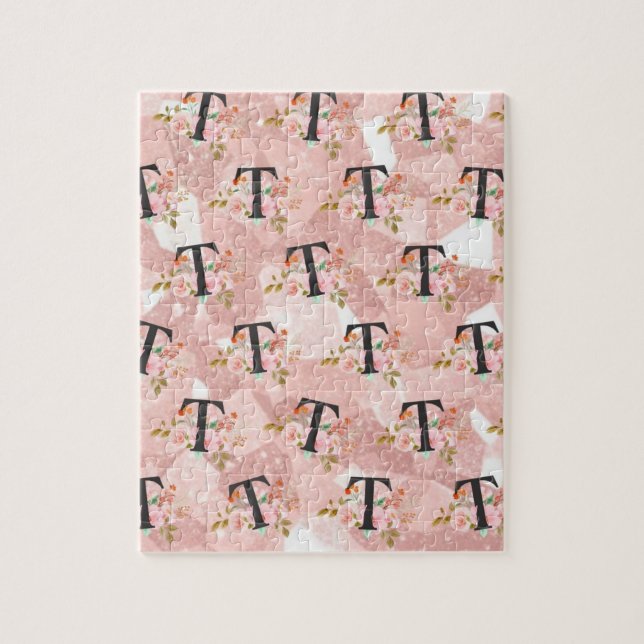 Buchstabe T Puzzle (Vertikal)