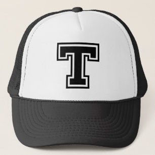 Buchstabe "T" Truckerkappe