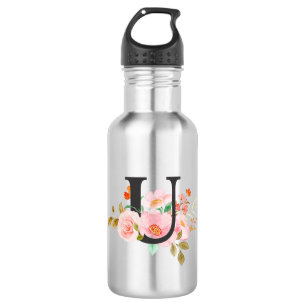 Buchstabe U Edelstahlflasche