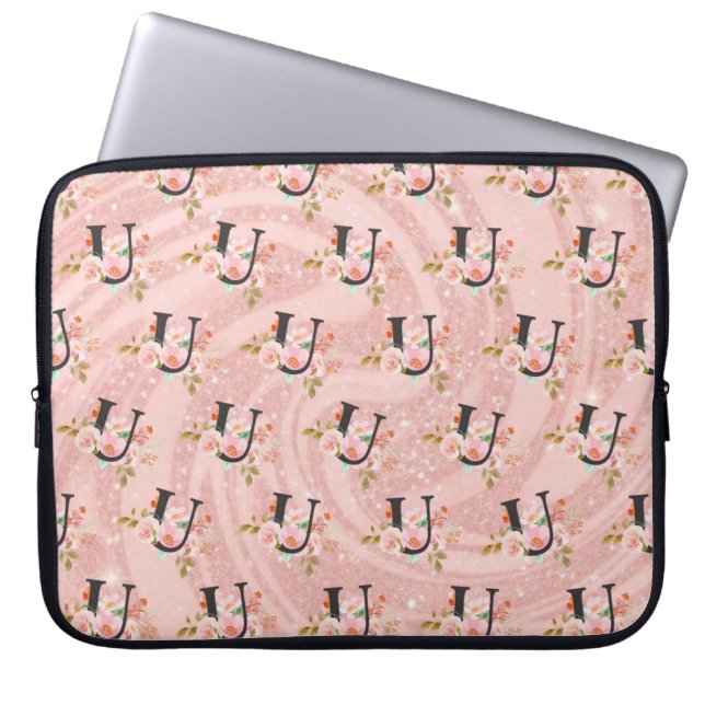 Buchstabe U Laptopschutzhülle (Vorderseite)