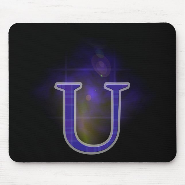 Buchstabe U Mousepad (Vorne)