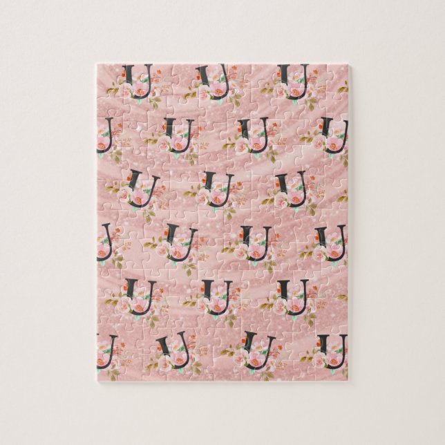 Buchstabe U Puzzle (Vertikal)