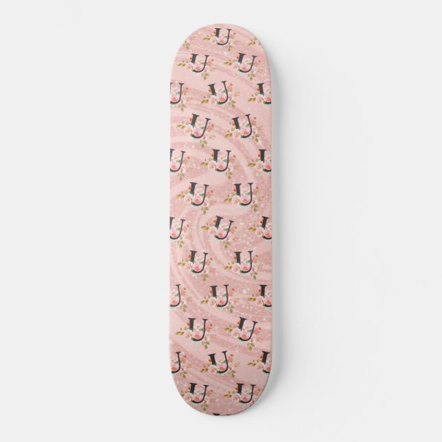 Buchstabe U Skateboard (Vorderseite)