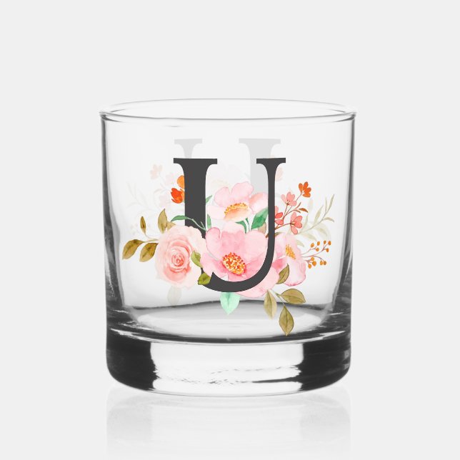 Buchstabe U Whiskyglas (Vorderseite)