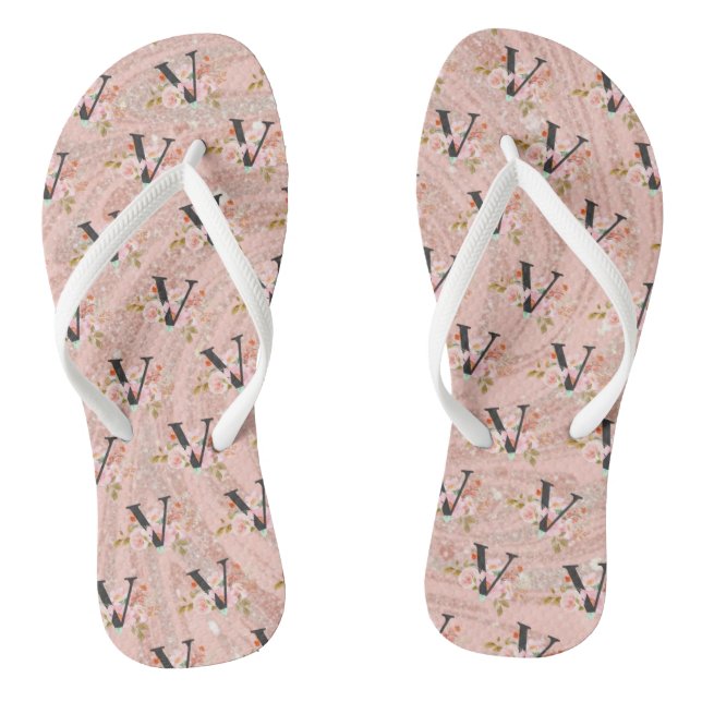 Buchstabe V Flip Flops (Fußbett)