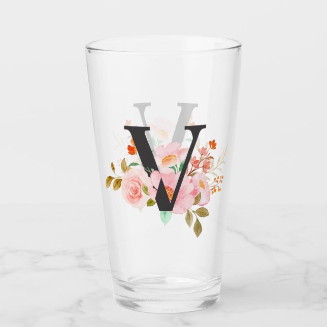 Buchstabe V Glas (Vorderseite)