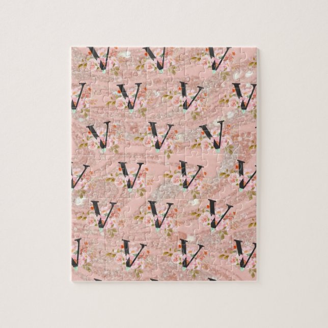 Buchstabe V Puzzle (Vertikal)