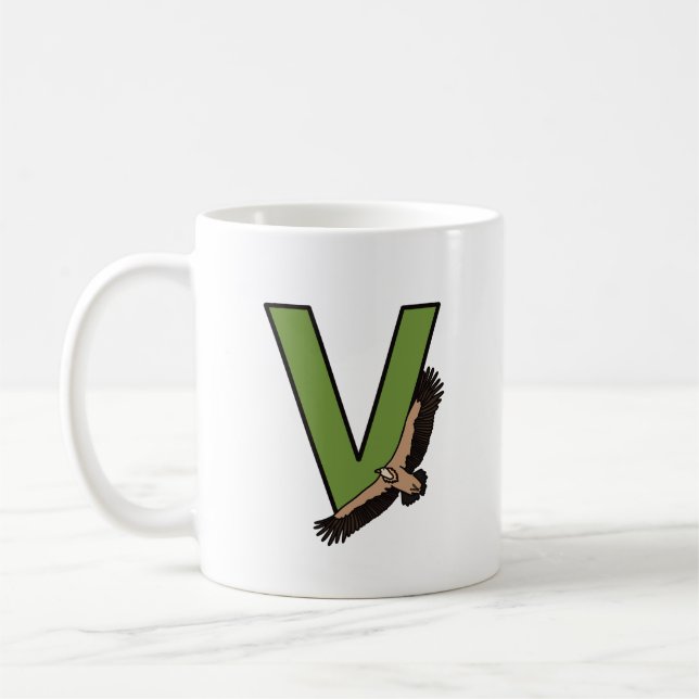 Buchstabe V Tasse (Links)