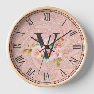 Buchstabe V Uhr