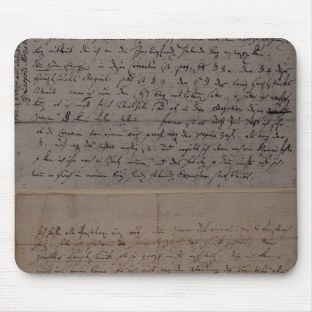 Buchstabe von Leopold Mozart Mousepad (Vorne)