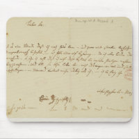 Buchstabe von Mozart zu einem Freimaurer, im
