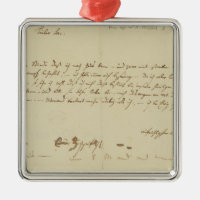 Buchstabe von Mozart zu einem Freimaurer, im