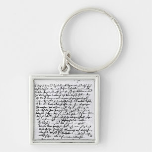 Buchstabe von Mozart zu seinem Vater, am 5. April Schlüsselanhänger
