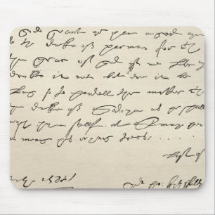 Buchstabe von Sir Francis Drake Mousepad