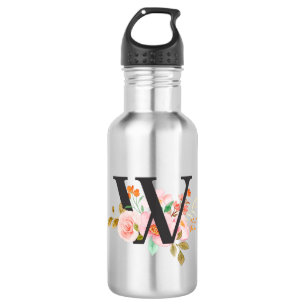 Buchstabe W Edelstahlflasche
