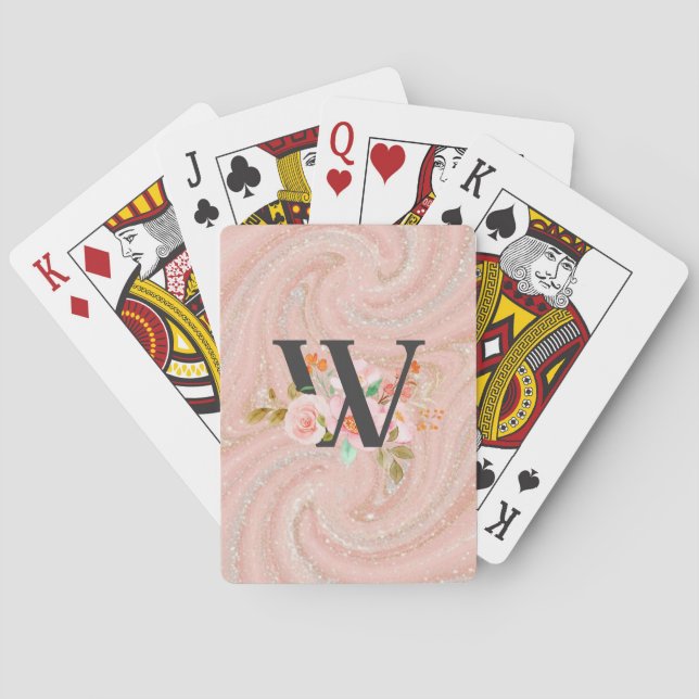 Buchstabe W Spielkarten (Rückseite)
