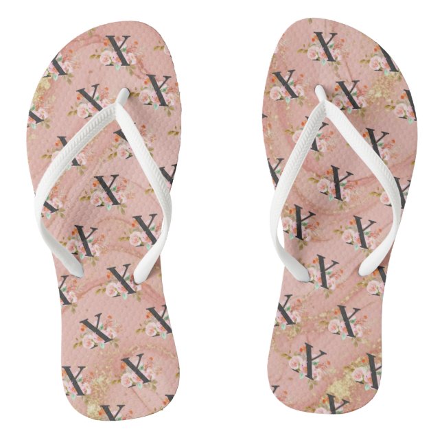 Buchstabe X Flip Flops (Fußbett)