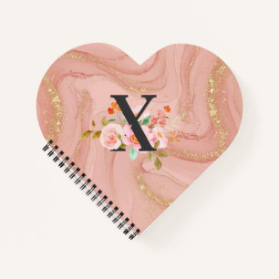 Buchstabe X Notizbuch