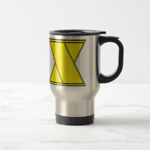 Buchstabe x reisebecher
