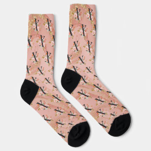 Buchstabe X Socken