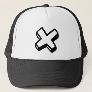 Buchstabe X Truckerkappe