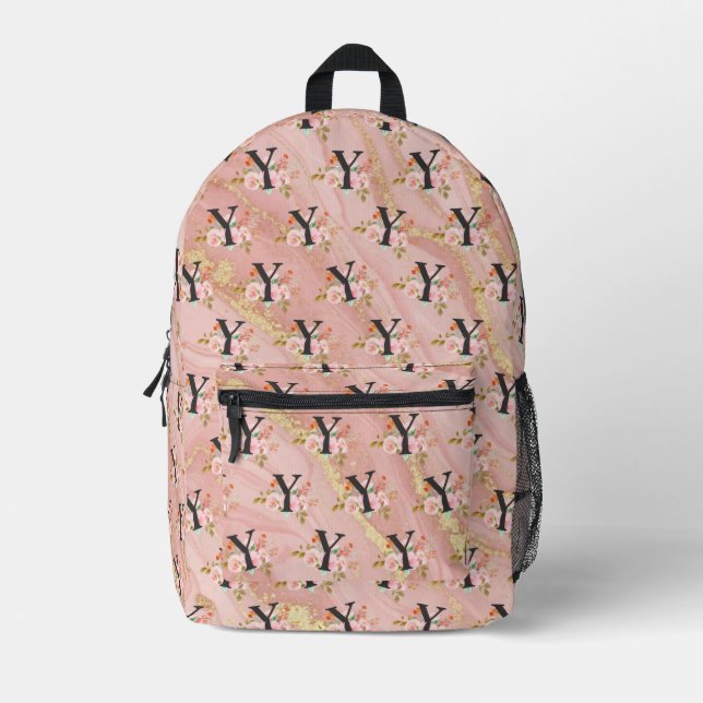 Buchstabe Y Bedruckter Rucksack (Vorderseite)