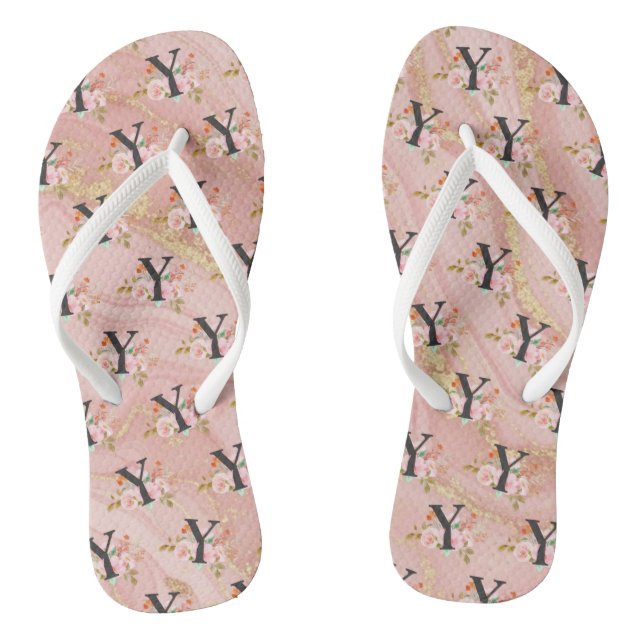 Buchstabe Y Flip Flops (Fußbett)